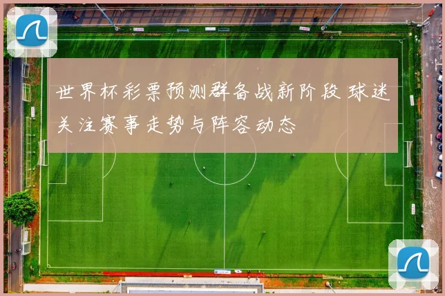 世界杯彩票预测群备战新阶段 球迷关注赛事走势与阵容动态